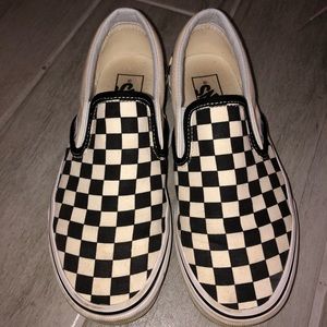 Vans sneakers...Checker pattern